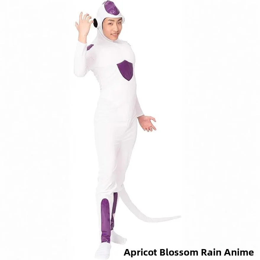 

Full Coverage Body Suit loween Frieza Costume Tight Fit Performance Outfit Stage Performance Clothing