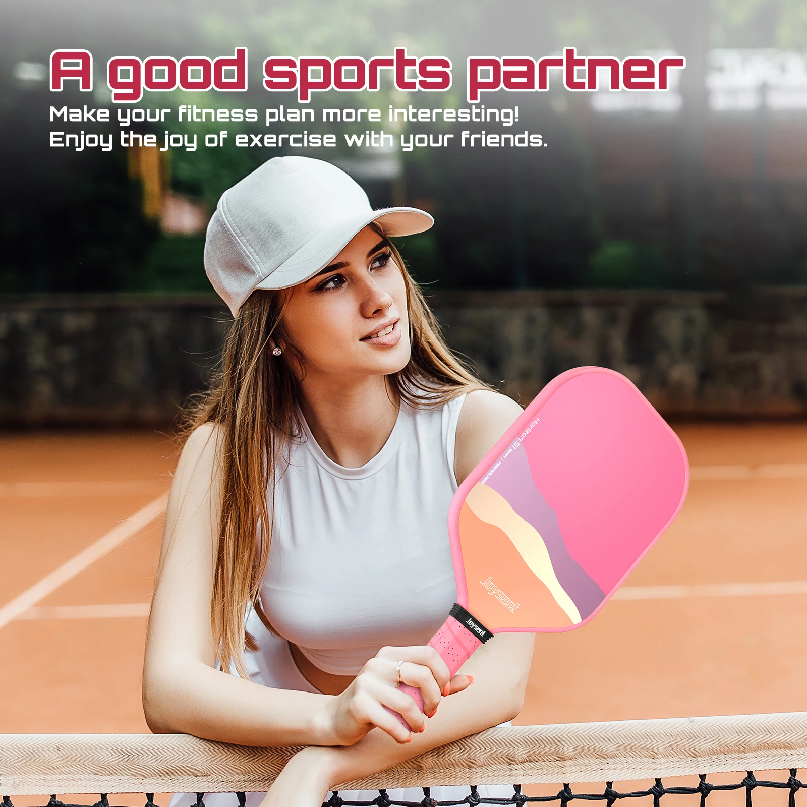 Joysent Pickleball Paddle Fiberglass 13mm Honeycomb Core Pickleball Racket For Men Women Beginners Lightweight Power Paddles