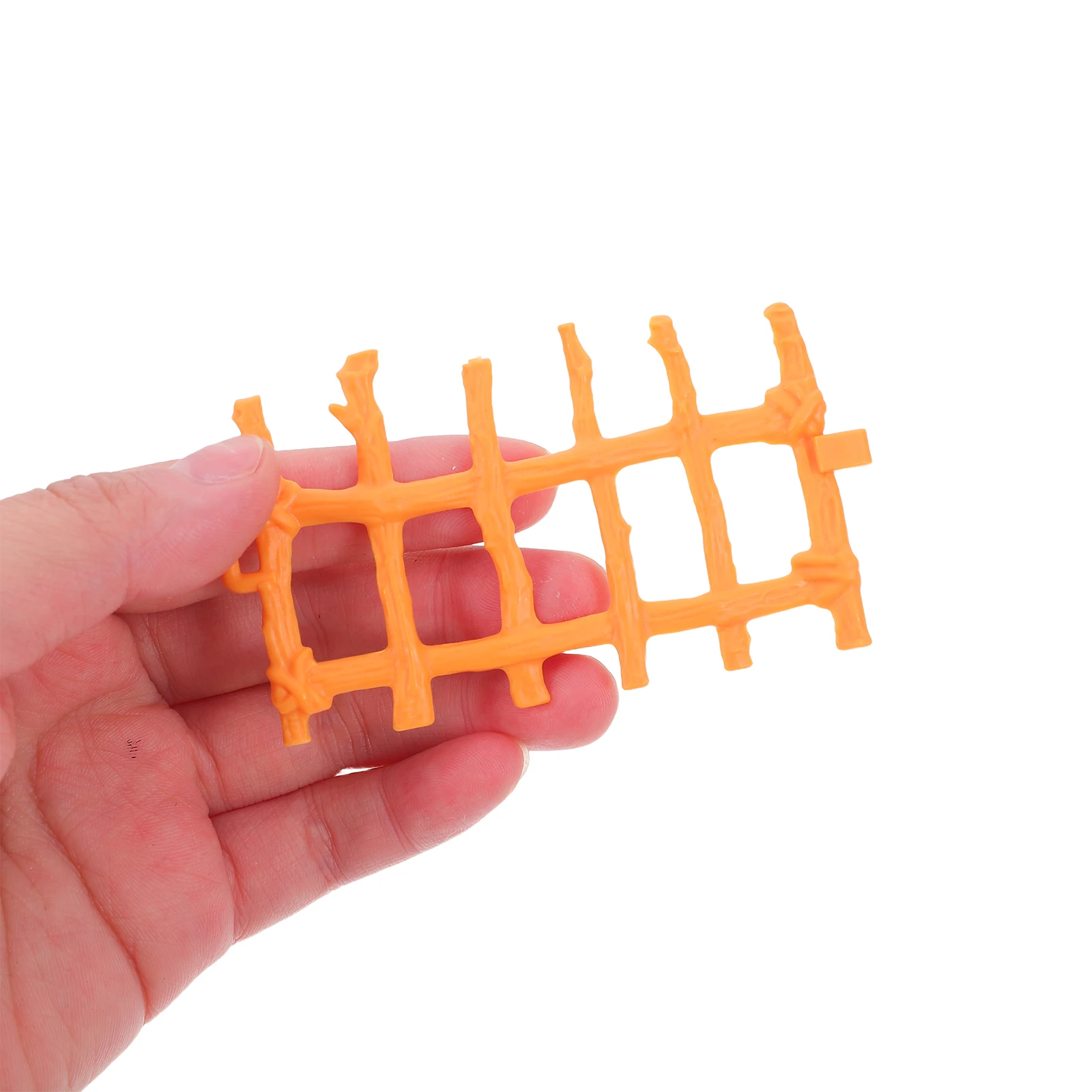

50 Pcs Micro Landscape Fence Farm Barn Toy Plastic Horse Stable Model Decorative Garden Mini Picket Animal Barrier