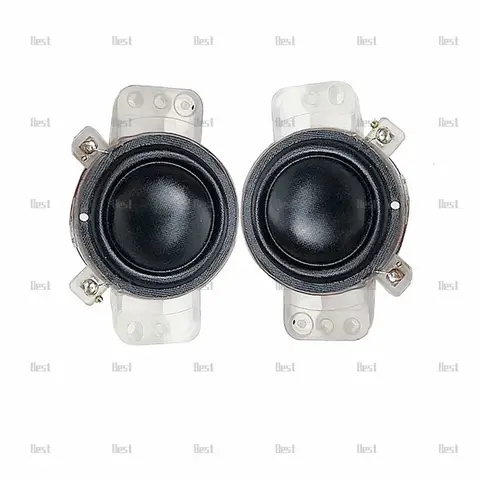 15W 4옴 트위터 교체용 1.75인치 초고음역 트위터 네오디뮴 드ーム 와이어 트위터, 내장 오디오 유닛 포함 DIY 2개