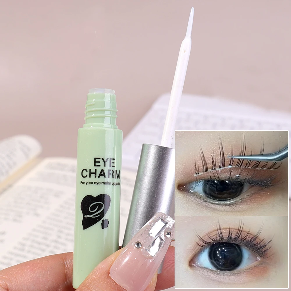 Eyelash Glue Waterproof Clear Quick Dry Adhesive White Not Irritating Fake Eyelashes Extension Glues Makeup Lash Cosmetics Tools