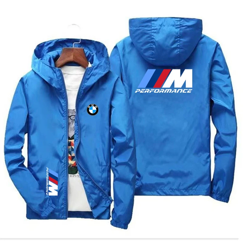 Chaqueta de ciclismo para hombre, cortavientos de alta calidad para equipo de carreras BMW, 2024