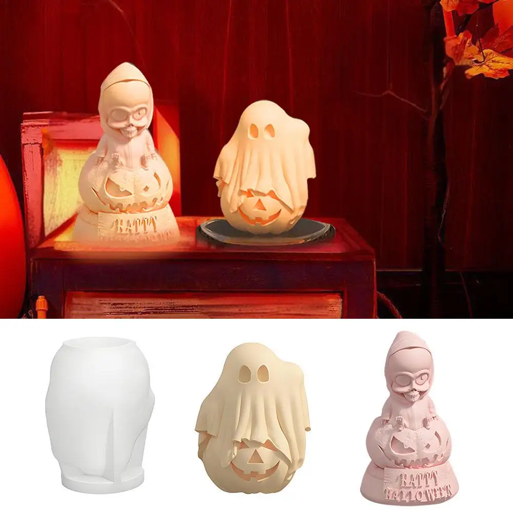 Food-garde Silicone Mould Adorkable Ghost Pumpkin Zombie Fast Candy Speed Various Such Plaster Foods Production Chocolate M A2E1