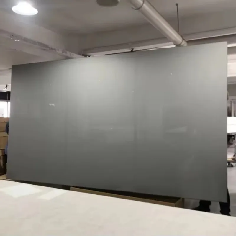 120 Inch 4K Silver Perforated Fixed Frame Wall Mounted Projector Screen 16:9 Long Throw ALR for Indoor Home Theater