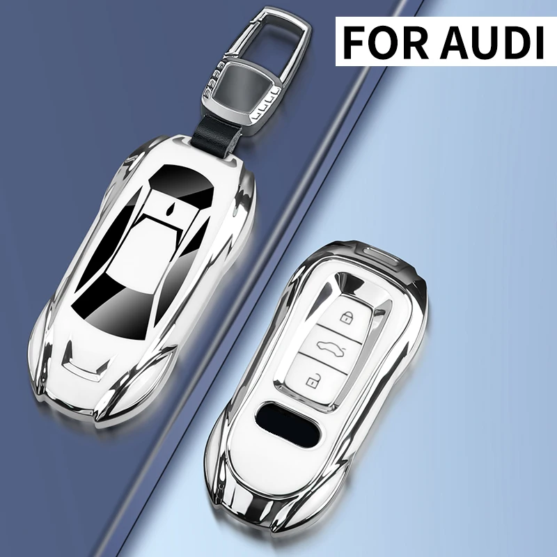 Applicable to Audi Funda Llave A3 A5 A5L 2025 Q5 Q6 Q6L A6 A6L Accesorios Para llavero Premium TPU Cubierta De Control Remoto