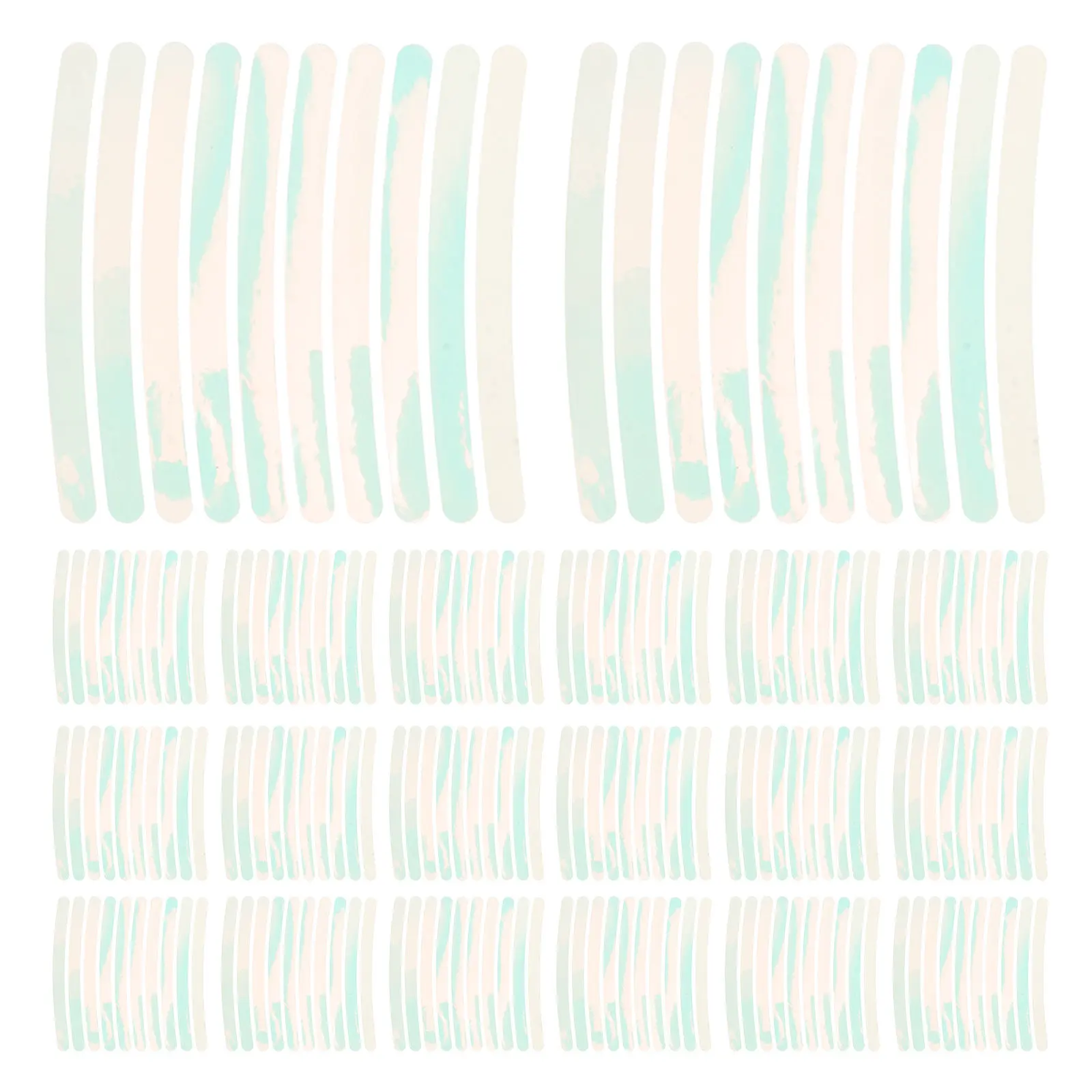 10 Sets Wheelchair Reflective Stickers Night Rim Strips Adhesive Tape for Wheels