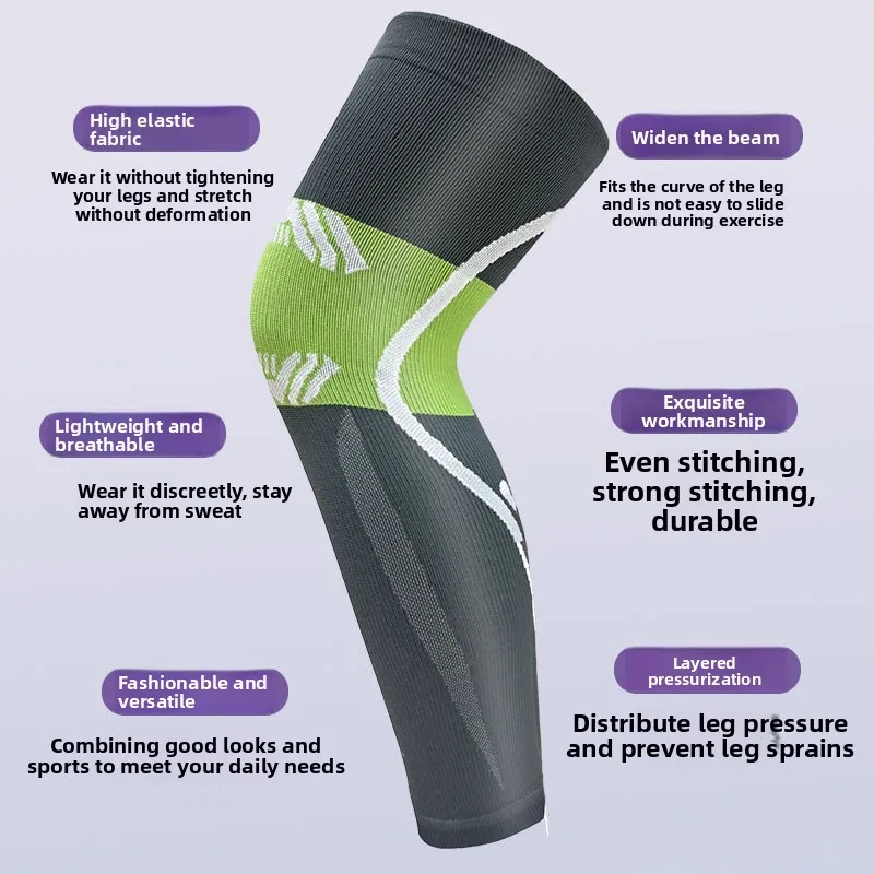 Sports Badminton Fitness Muscle Leggings Pressure Stabilization Joint Protective Cover Basketball Running Riding Knee Pads