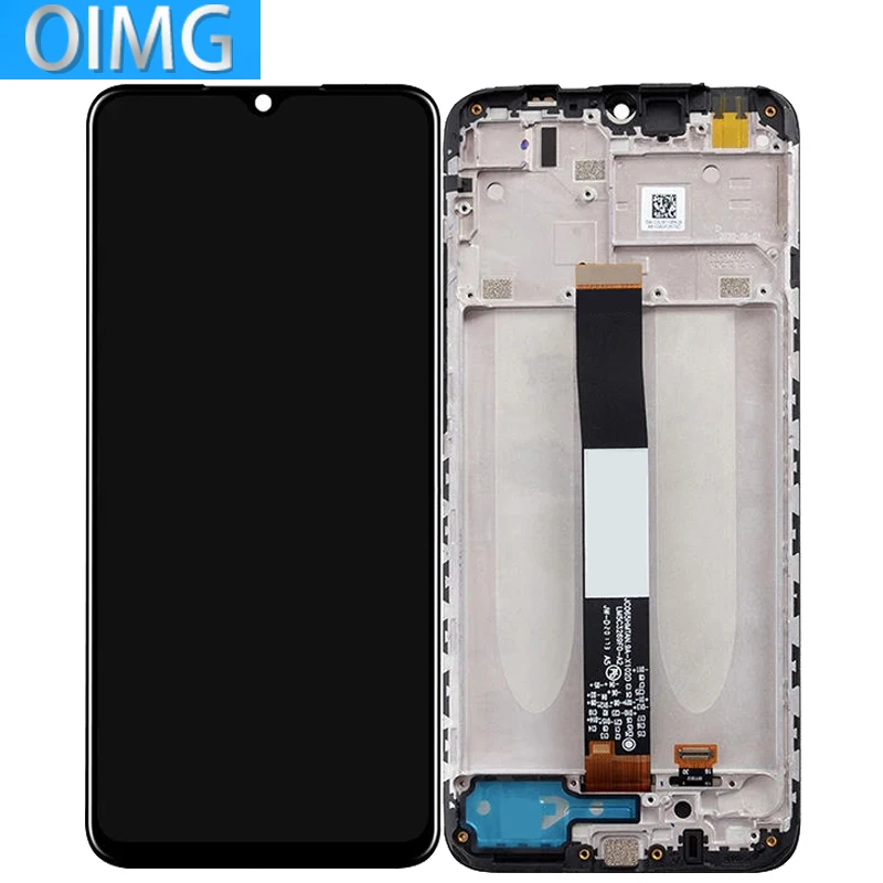 For Xiaomi Redmi 10A LCD Display Touch Screen With Frame Digitizer Assembly Replacement 220233L2C 220233L2G 220233L2I