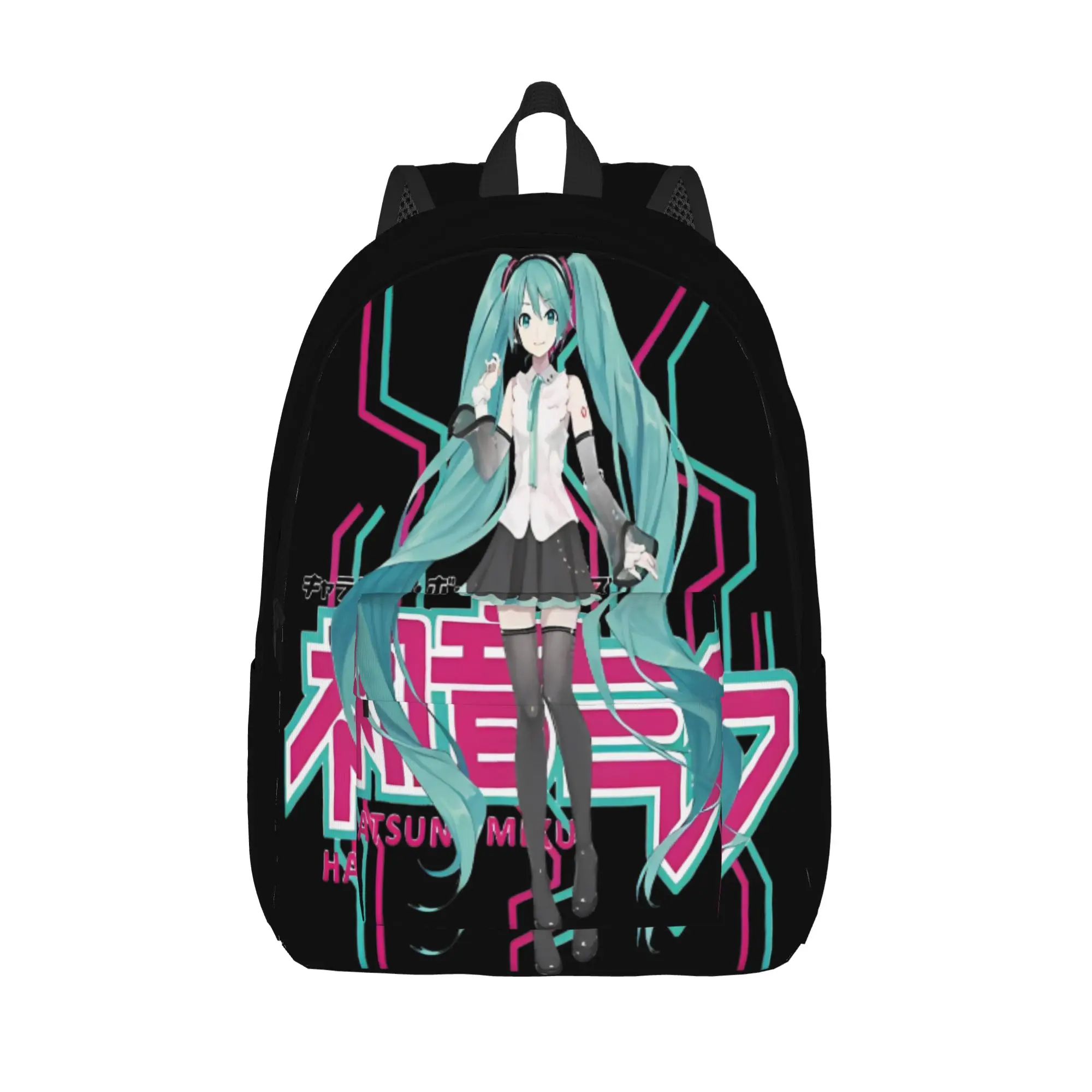Hatsune Miku Teenage Backpack Gift Student Business  Daypack for Men Women Laptop Computer Canvas Bags