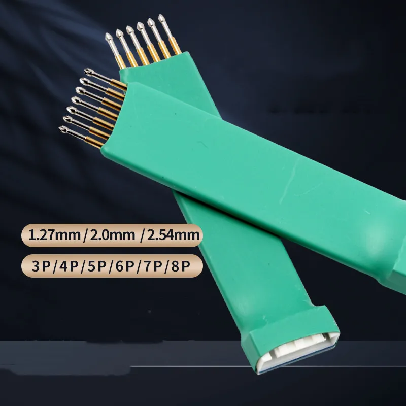 Handheld Programming Pin 2.54/2.00/1.27mm Pitch, 3/4/5/6/7/8P Programming Test Probe, Pogo Pin, Test Pin