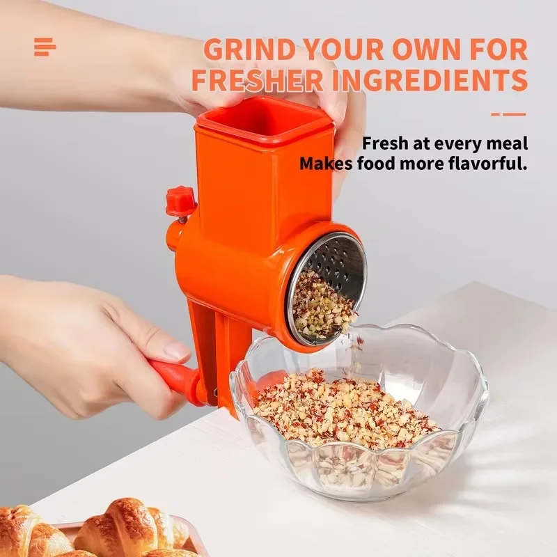 Manual Nut Grinder, Walnut and Peanut Crusher, Hand-Cranked Dried Fruit Machine, Small Food Agitator, Handy Kitchen Gadget