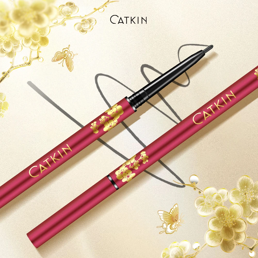 

CATKIN Нефритовый карандаш для бровей, водостойкий, устойчивый к поту, устойчивый к размазыванию и долговечный, ультратонкий, приятный для начинающих