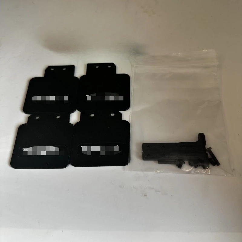 4Pcs Mud Flaps Set Fenders with Adapters for RGT EX86160 1/10 LC79 RC Crawler Upgrade Modified Parts Accessories