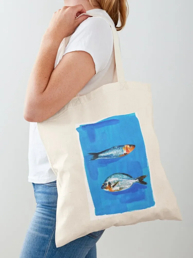 

One Fish, Two Fish, Red Fish, Blue Fish Tote Bag sacs de shopping Women's tote bag reusable grocery bags tote bag