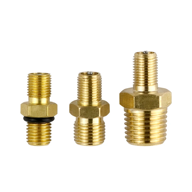 صمام إطار نحاسي ينبع 1/8 NPT 1/4 NPT M8x1 صمامات هواء عالية الجودة لسيارة إطارات دراجة نارية قبعات متينة