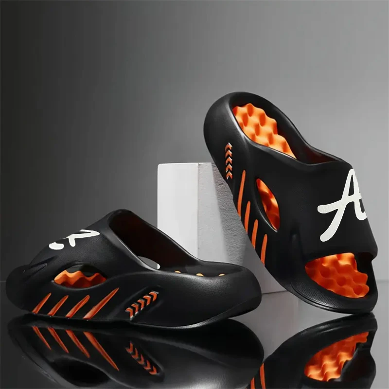 EVA Men Outdoor Slippers Sports Heightened Thick Bottom Slippers Comfortable Breathable Outdoor Slippers
