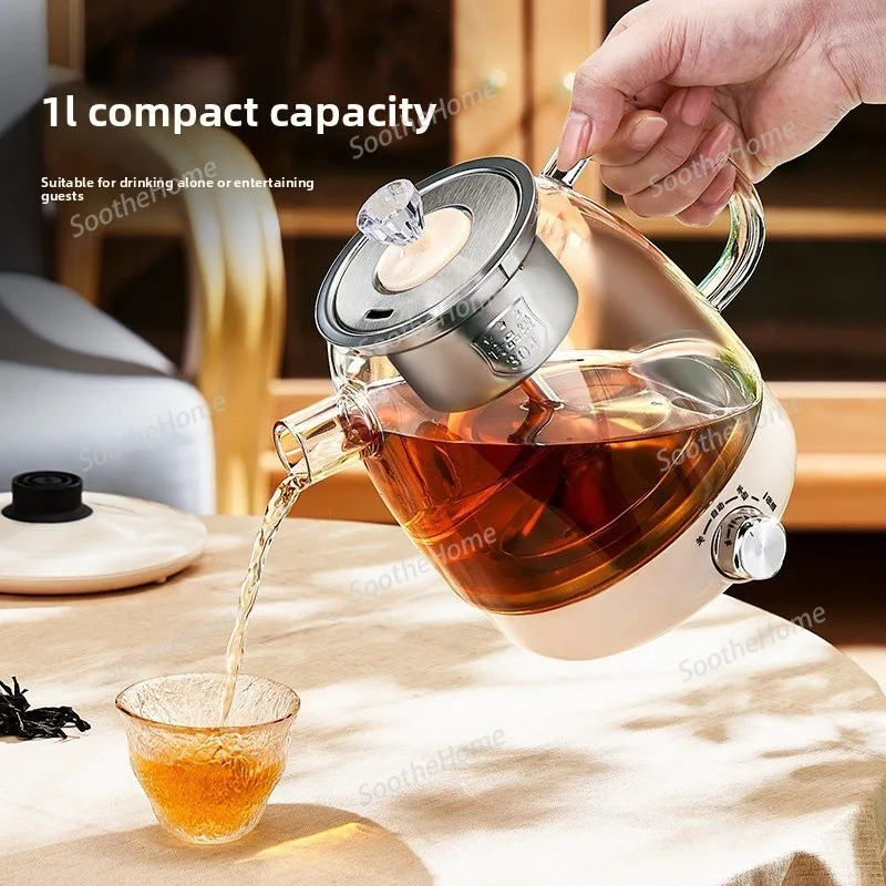 

1000ml Electric Kettle Pu'er Tea Steaming Teapot Home Multi-function Tea Making Machine Automatic Insulation Steam Teapot 600W