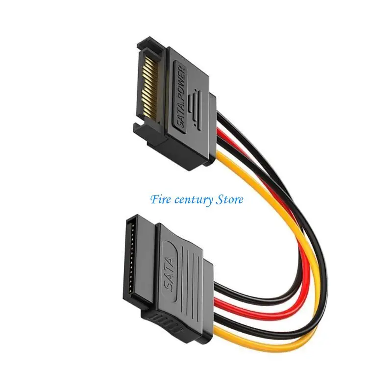 

J6PA to IDE Power Cable 4 Pin to 15 Pin Extension Cable for Hard Drives