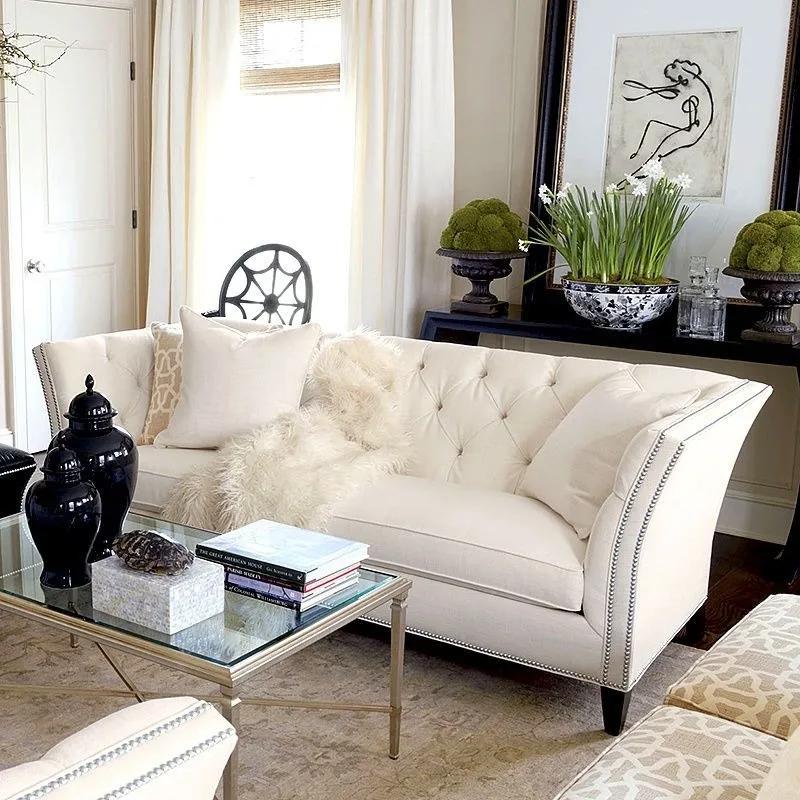 

luxury fabric sofa simple modern living room sofa European style combination large and small apartment simple sofa