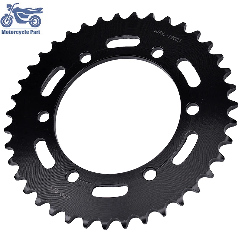 39 Tooth 520-39T Motorcycle Rear Sprocket For Kawasaki KR250 A1-AZ 1984 1985 GPZ400 R ZX400D Japan