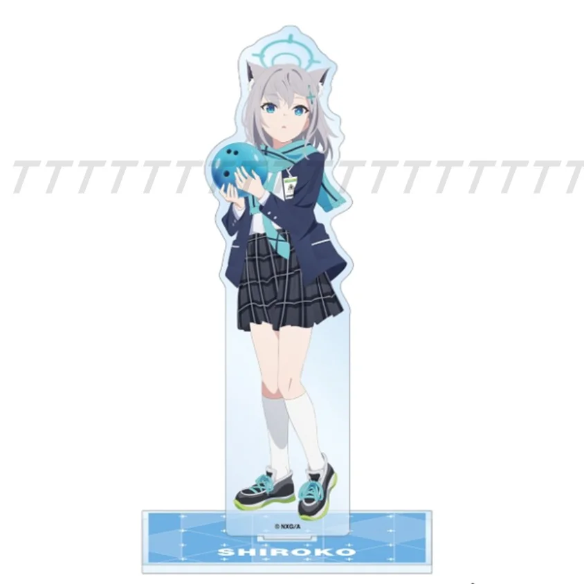 Game Sunaokami Shiroko Serika Izayoi Nonomi Takanashi Hoshino Figure Doll Anime Acrylic Stand Model Plate Cosplay Toy for Gift