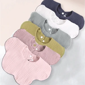 Waterproof Baby Bibs Practical Cotton Drool Bibs Newborn Bandana Bibs Adjustable Bibs Perfect for Infants & Toddlers