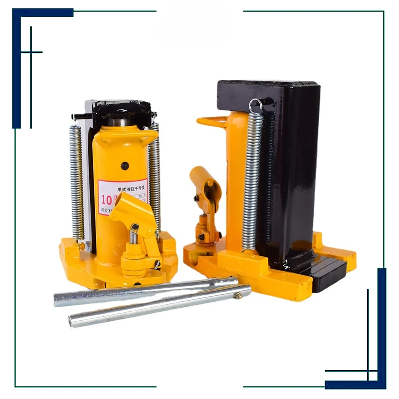 Rotating 180 ° Handle Heavy Machinery Lifting High Bearing Capacity 5t Hydraulic Toe Jack Long Term Use