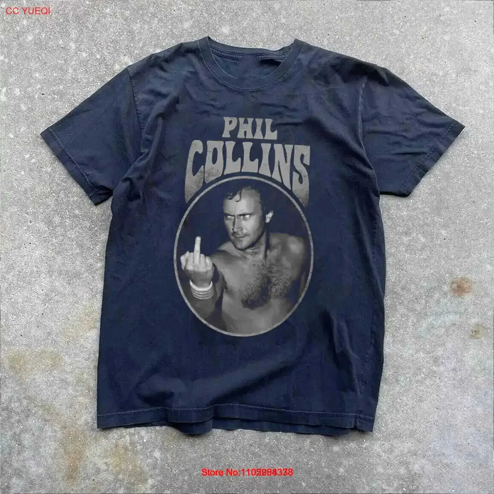 

New Phil Collins For Fans S 5XL T Shirt 1LU1273 vintage Washed streetwear designer clothes Comfortable Soft Unisex Versatile