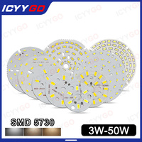 1 piece 3W 5W 7W 9W 12W 15W 18W 24W 36W SMD5730 PCB Led Panel Light High Brightness Recessed Light Panel Ceiling Light