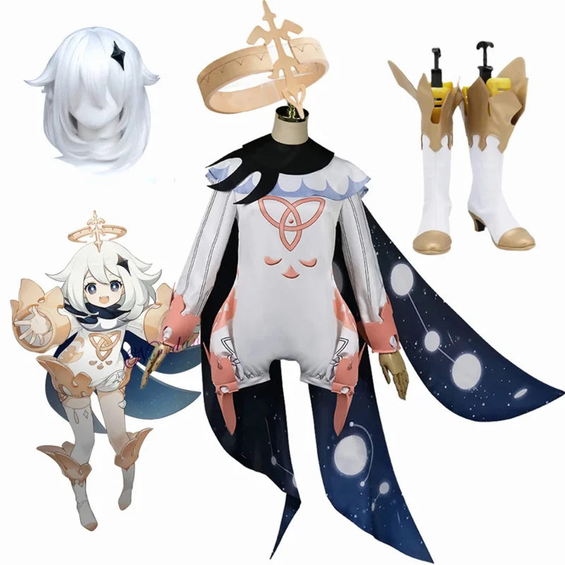 Genshinimpact Cosplay Paions Feestjurk Anime Cosplay Kostuum Schattige Kawaii Halloween Kostuums Voor Vrouwen Meisje