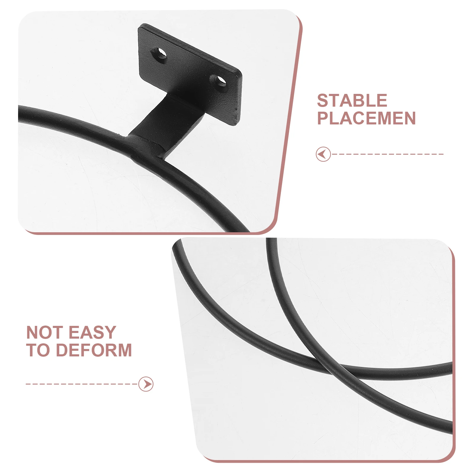 2pcs ขาตั้งบาสเกตบอลชั้นวางโลหะผู้ถือสังกะสีอัลลอยด์ลูก Fitness Wall Mount ประหยัดพื้นที่ Long Lasting