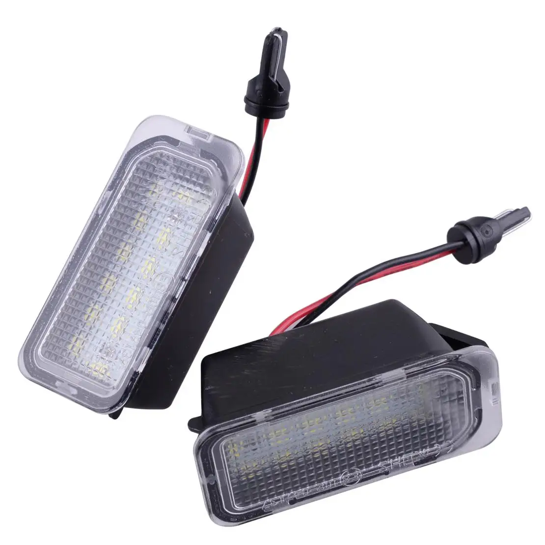 C2D16179 5105886 1423046 1504964 542119 1 Pair LED Licence Plate Light Lamp 6M2A13550AA Fit For Jaguar XF Ford Edge Escape Focus