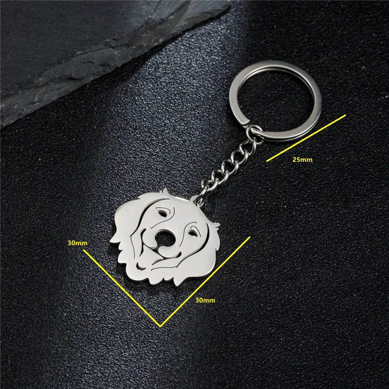 Fashion Cute Dog Keychain Metal Corgi Shepherd Dog Keyring for Women Classic Purse Pendants Backpack Charms Girls Daily Gifts