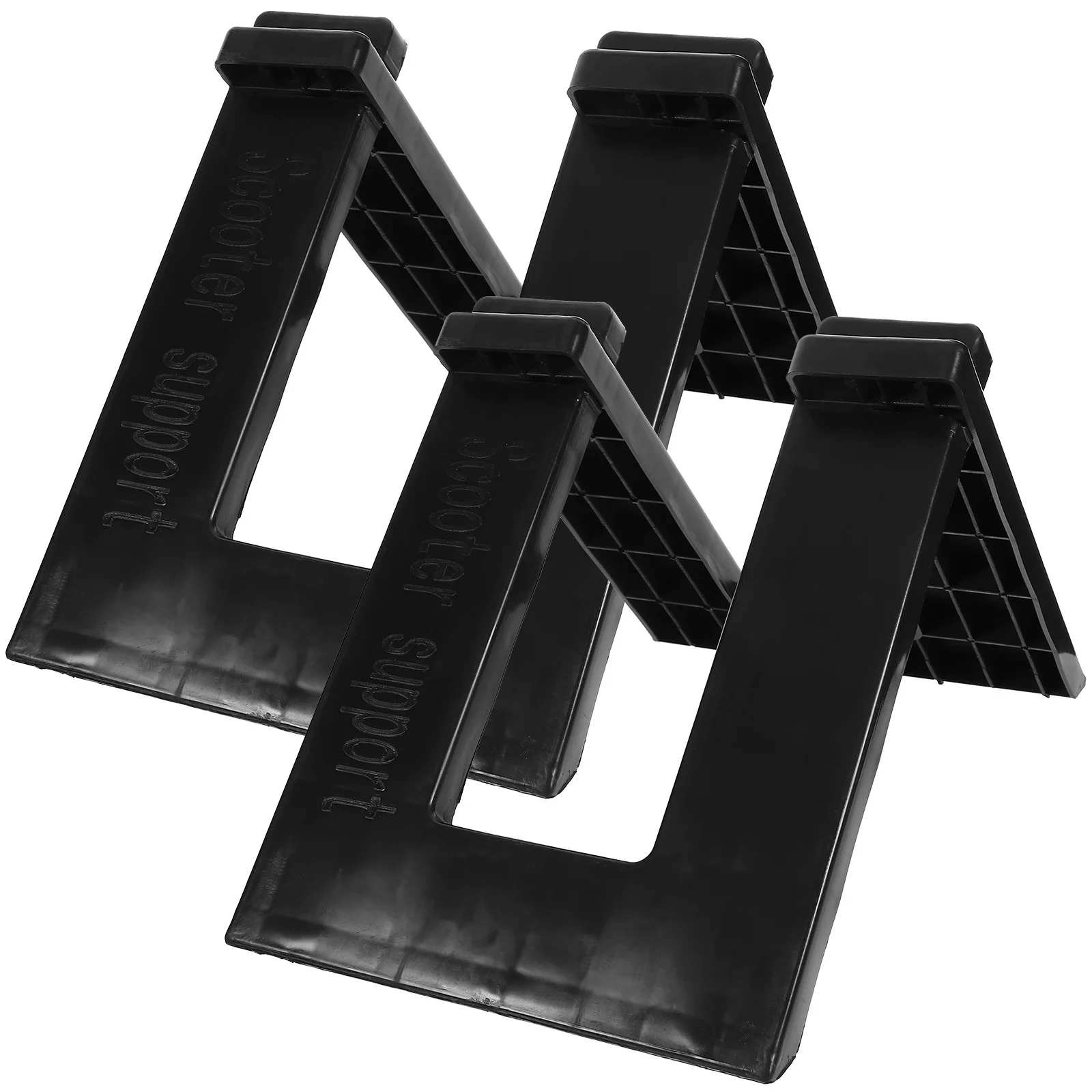 

2Pcs Bicycle Stand Plastic Durable Detachable Portable Scooter Parking Holder DIY Balanced Support for Bike Scooter Stand