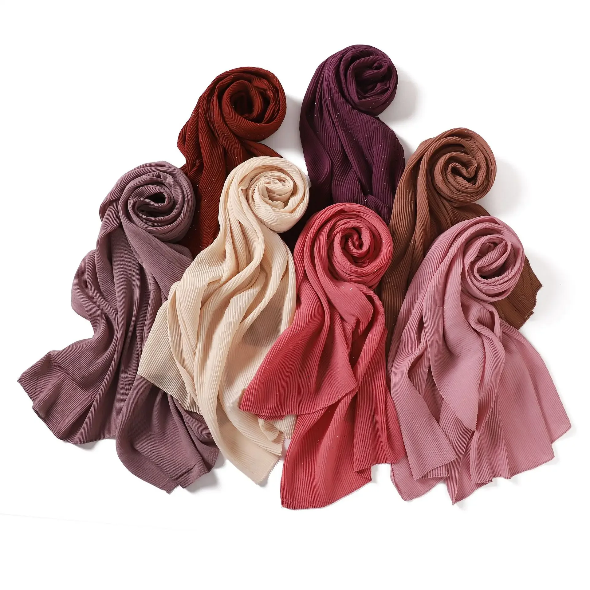 

Shimmer Scarf Glitter Winkle Shawl Wrap Women Muslim Hijab Crinkle Headscarf Islam Stole Veil Headscarves Bandanas Headband 2025