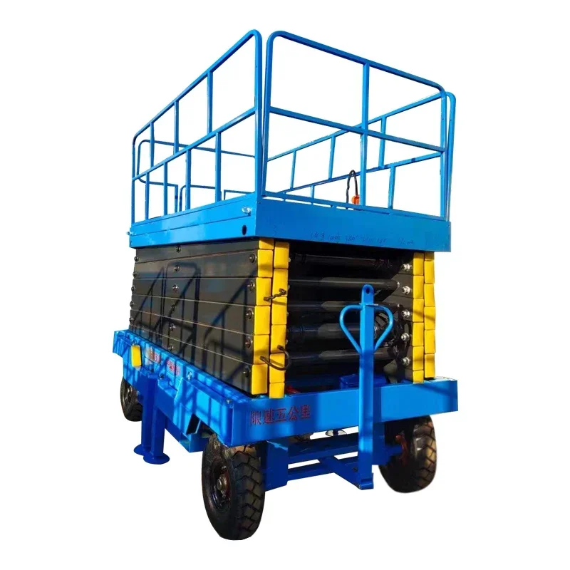 Electric Scissor Lift 4-18m Aerial Platform 6m 8m 10m 12m 14m Skylift Mobile Lifter Foldable Hydraulic Scissor Lift Table