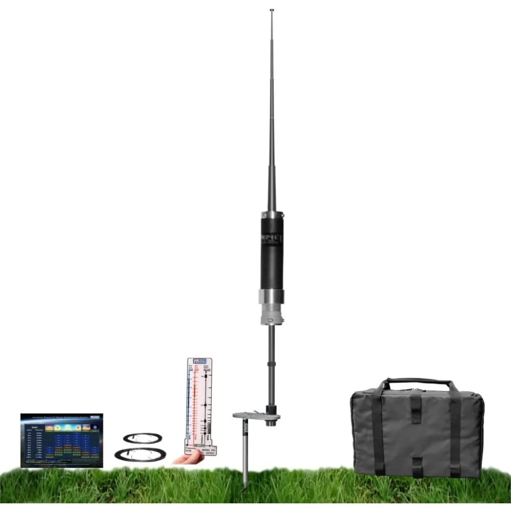 Antena Portabel HF dengan Dudukan Tanah untuk Radio Amatir, Tas Go Bag, Penggunaan Darurat