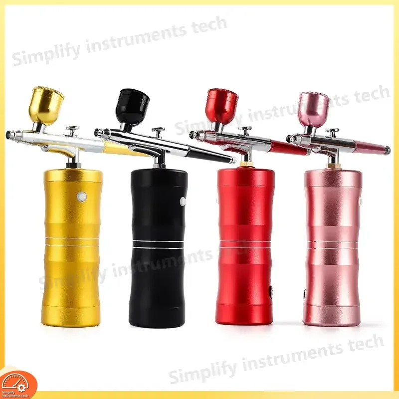 Professional Nano Mist Sprayer Cordless Airbrush Mini Face Spray Gun Set Beauty Device Portable Skin Care Hydration Tool