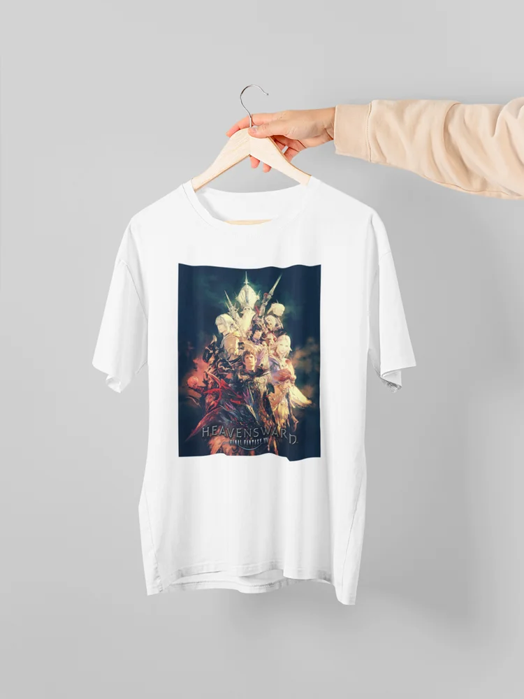 Final Fantasy XIV Heavensward Key Art Premium Unisex T-shirt | MMOJRPG Game