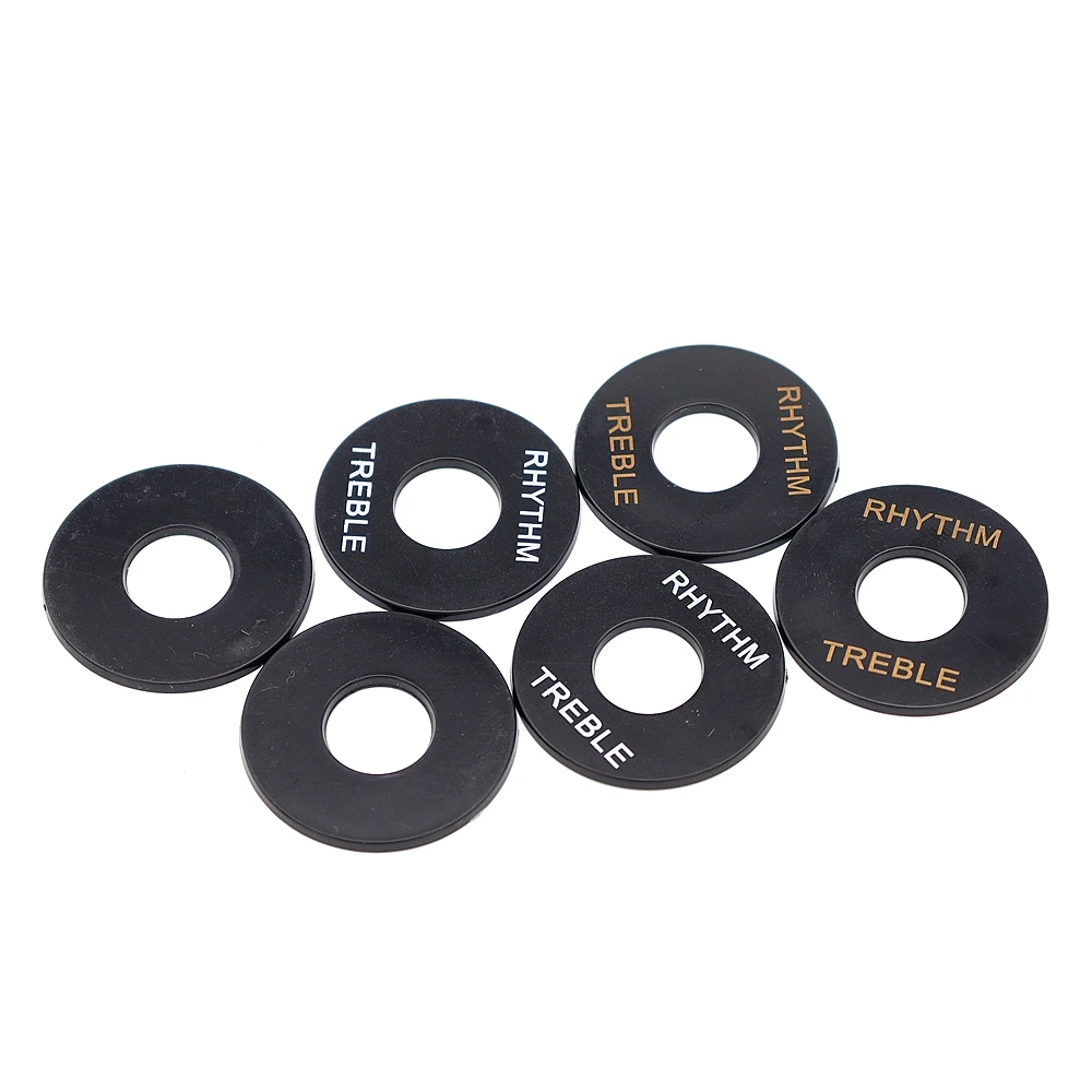 5pcs Guitar Toggle Switch Washer Plate Marker Washer Treble Ring For LP EPI Electric Guitar Part Accessories