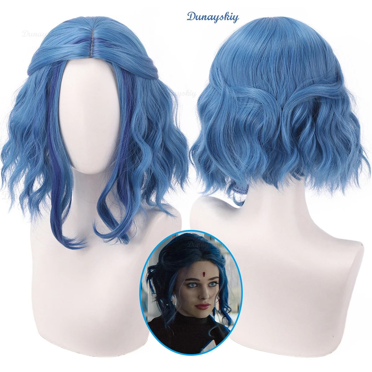 halloween-tv-titans-superhero-raven-cosplay-wig-dark-blue-short-hair-live-version-style-women-roleplay-dress-up-aecessor