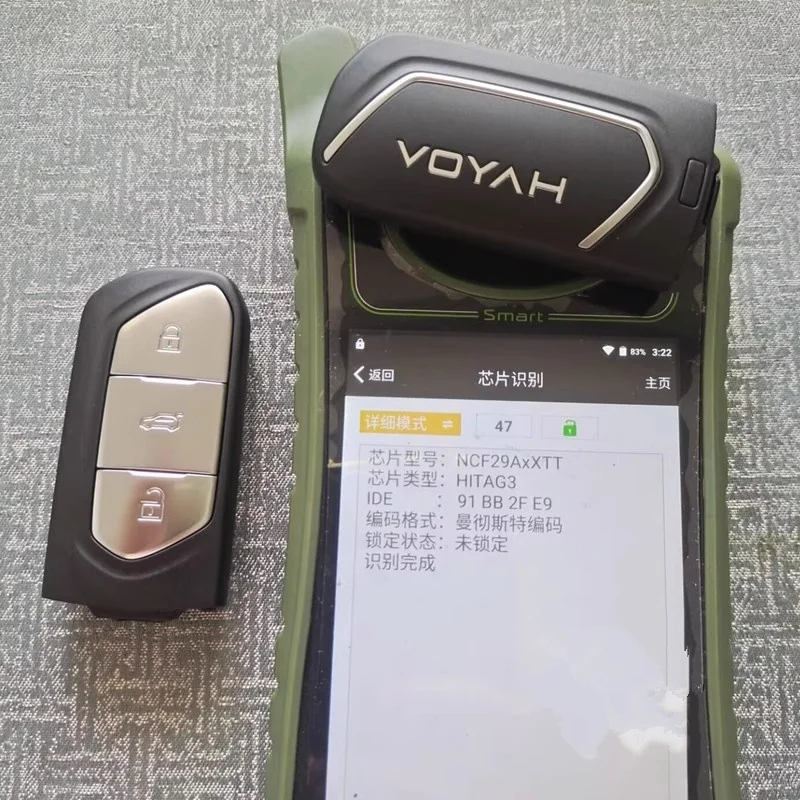 Echter Voyah Auto-Smart-Remote-Key 433 MHz für Voyah Free VOYAH i-Free Voyah Passion Original Auto Keyless Go Auto-Fernbedienungsschlüssel