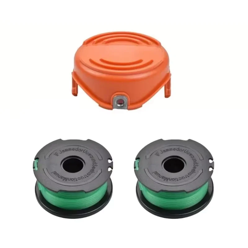 String Trimmer Spool Line Compatible With Black And Decker Eed Eater Auto Feed Single Line With 90583594 Cap Covers Parts