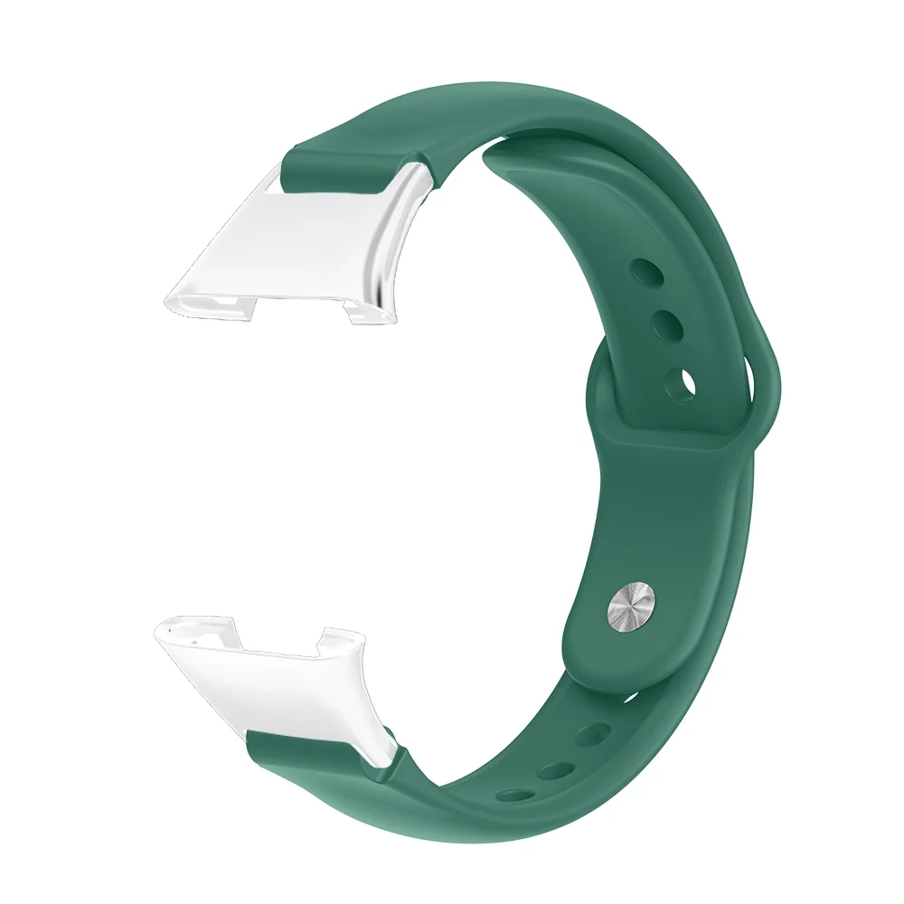 

Skin-friendly Silicone Strap For Xiaomi Mi Band 7 Pro Reverse Buckle Quick Release Head Clasp Spring Bars Sport Band Man Woman