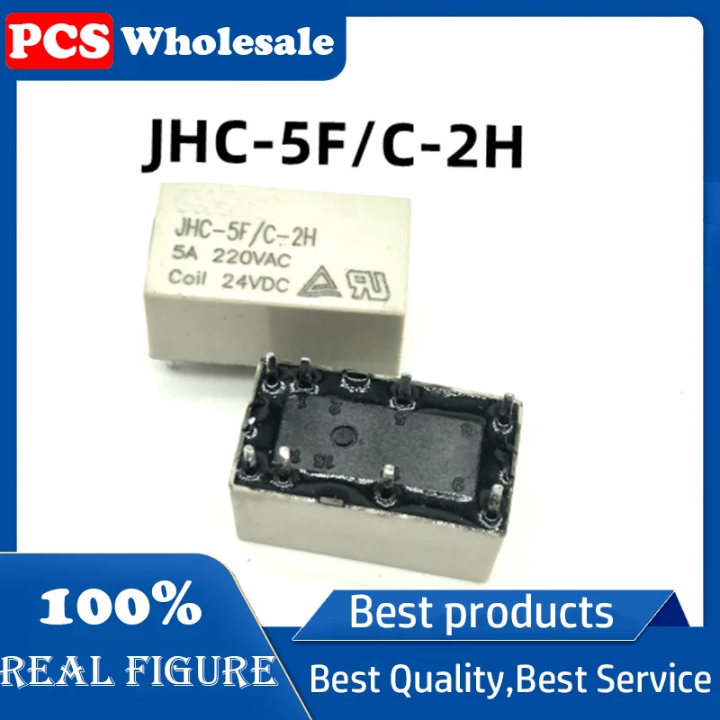 

JHC-5F/C-2H-24VDC 5A Subminiature dc polarization electromagnetic relay