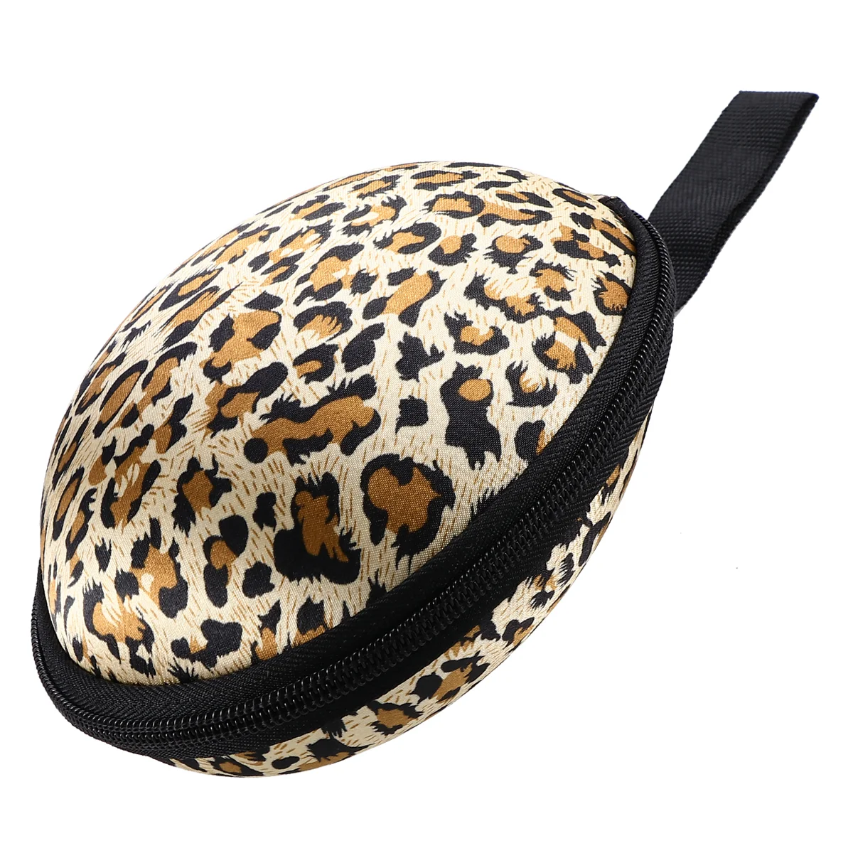 Silicone Case Invisible Storage Case Zippered Travel Case for Women(Leopard)