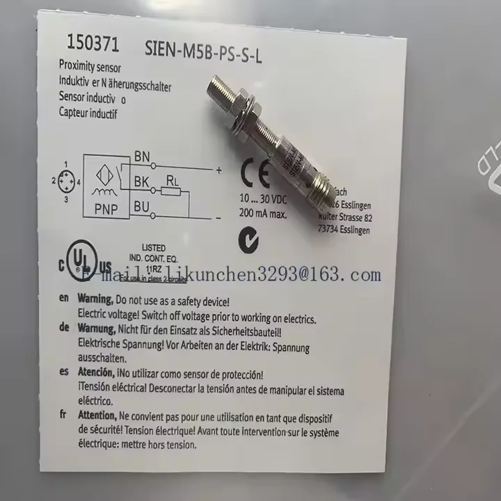

The brand-new original sensor SIEN-M5B-PS-S-L SIEN-M5B-PO-S-L warranty for one year in stock