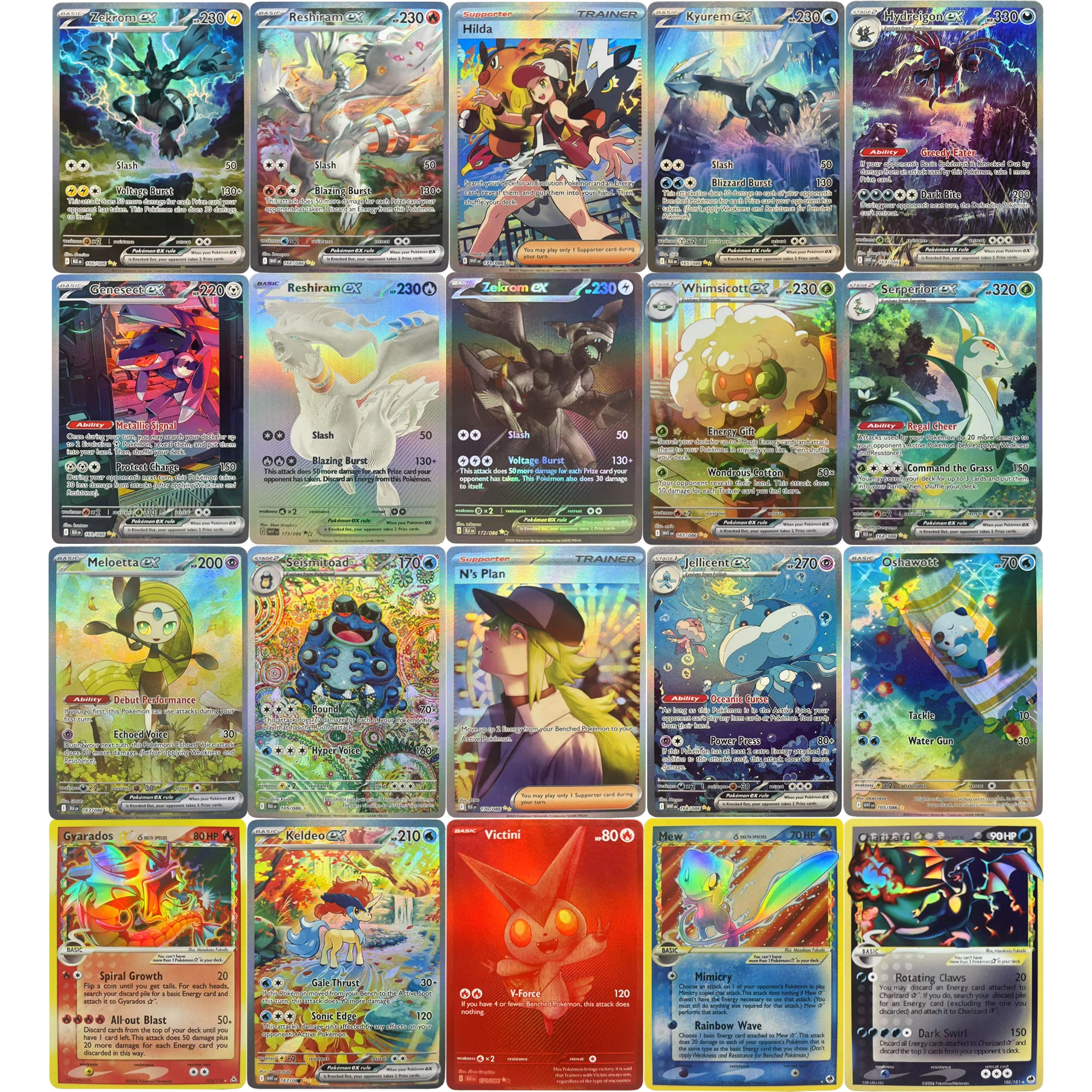 

Diy Self Made Ptcg Keldeo Hydreigon Kyurem Zekrom Reshiram Rayquaza Mew Флэш-карта Классические аниме-коллекционные карты Подарочные игрушки