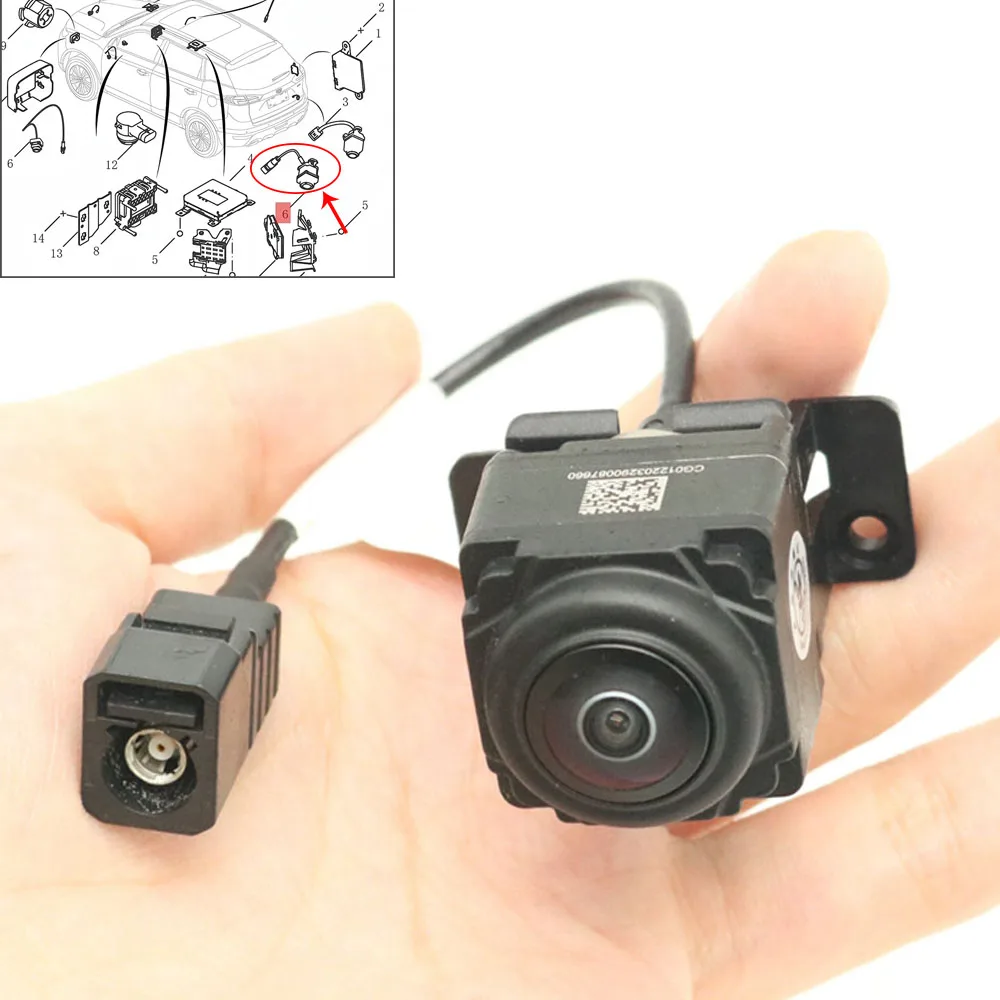 

360° All-round View System Reversing Radar Panoramic Rear Camera 6600249224 For Geely Boyue Pro Atlas Pro FX11 AZKARRA 2019+