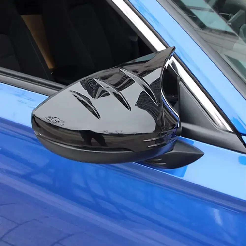 For Honda Civic 11th 2022 2023 2024 ABS Car Rearview Side Mirror Cover Wing Cap Exterior Door Housing Shell Sticker Trim